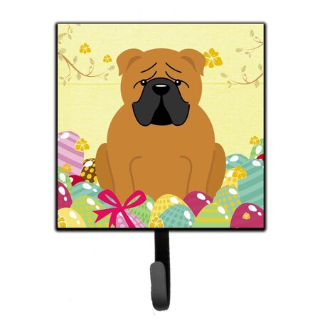 Carolines Treasures Easter Eggs English Bulldog Red Leash or Key Holder BB6122SH4